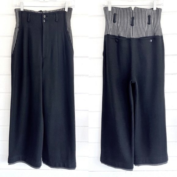 Vintage MATSUDA  High Waisted Wool Trousers Made in Japan - 38/S - Picture 1 of 11